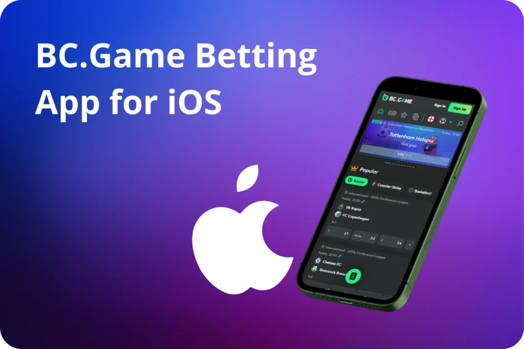 BC Game betting app for iOS